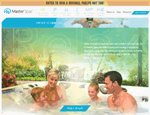 Tablet Screenshot of masterspas.com